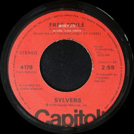Sylvers - Boogie Fever / Free Style side B