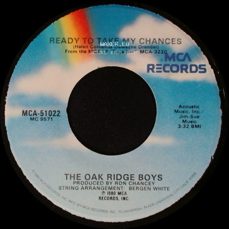 The Oak Ridge Boys - Beautiful You / Ready To Take My Chances side B
