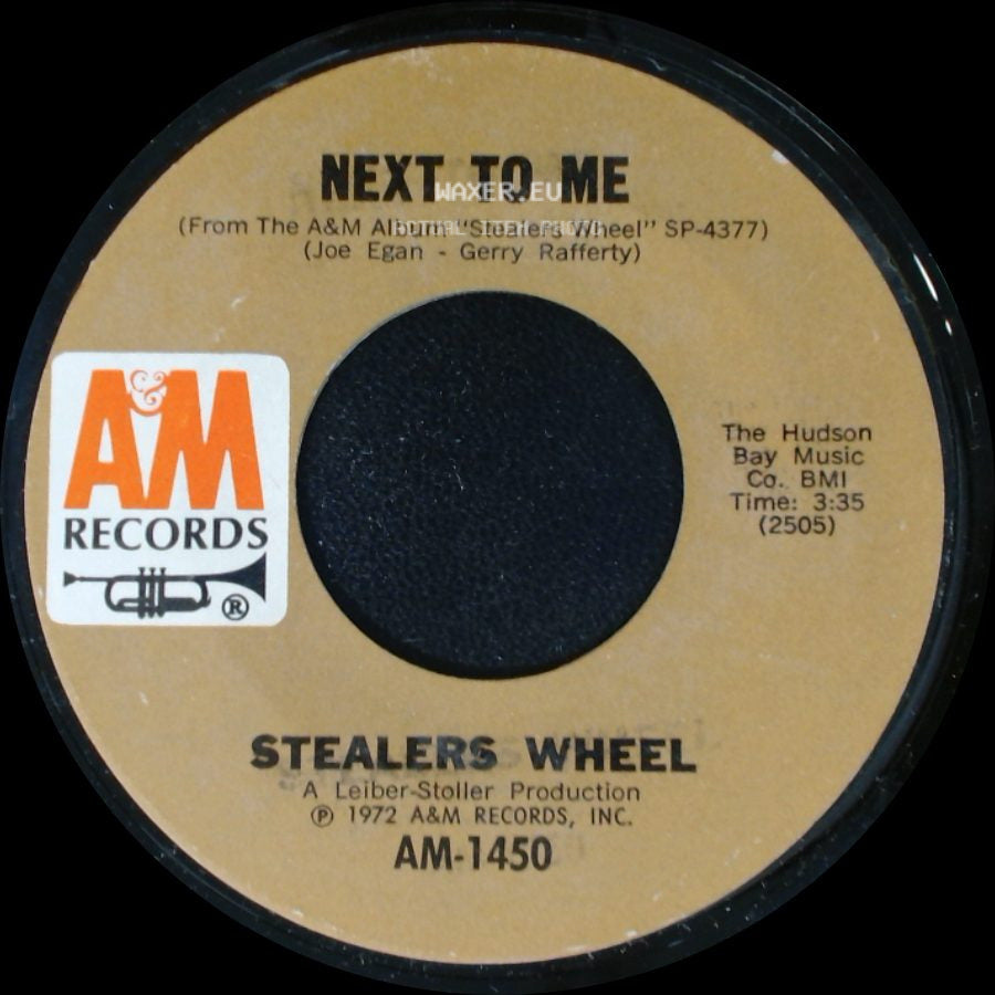Stealers Wheel - Everyone's Agreed That Everything Will Turn Out Fine / Next To Me side B