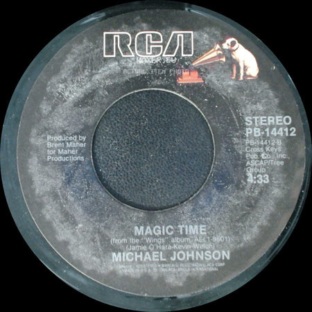 Michael Johnson - Magic Time / Give Me Wings side A