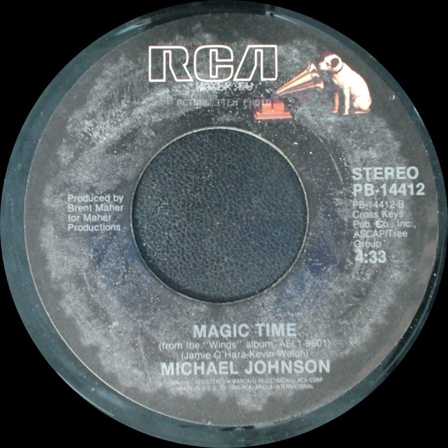 Michael Johnson - Magic Time / Give Me Wings side A