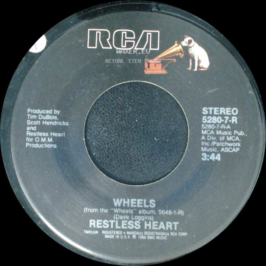 Restless Heart - New York (Hold Her Tight) / Wheels side B