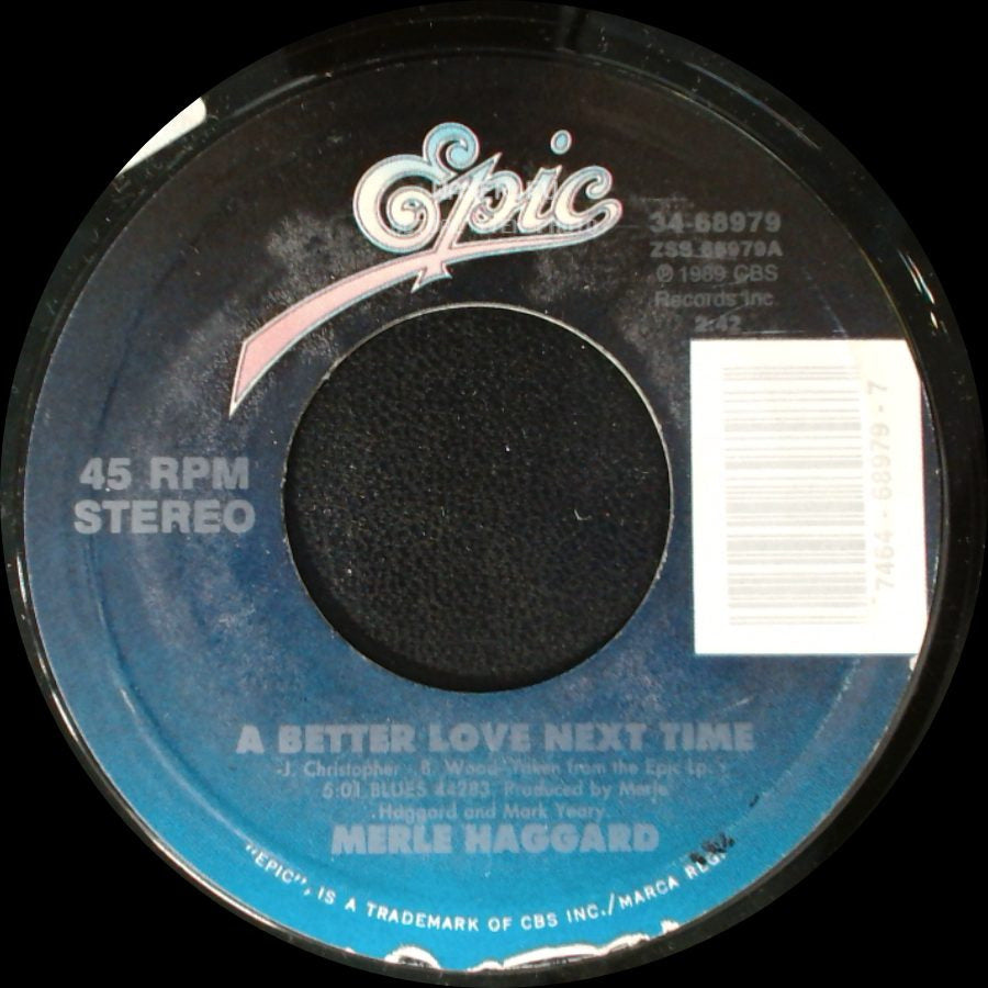 Merle Haggard - Losin' In Las Vegas / A Better Love Next Time side B