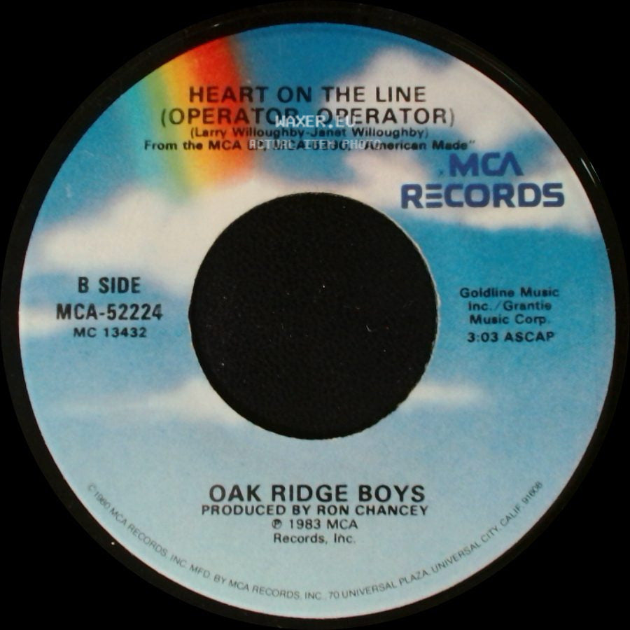 Oak Ridge Boys - Love Song / Heart On The Line (Operator, Operator) side B