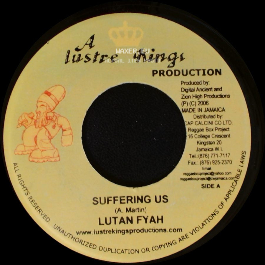 Lutan Fyah / Red Razor - Suffering Us / Version side A