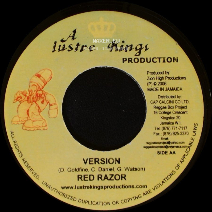 Lutan Fyah / Red Razor - Suffering Us / Version side B