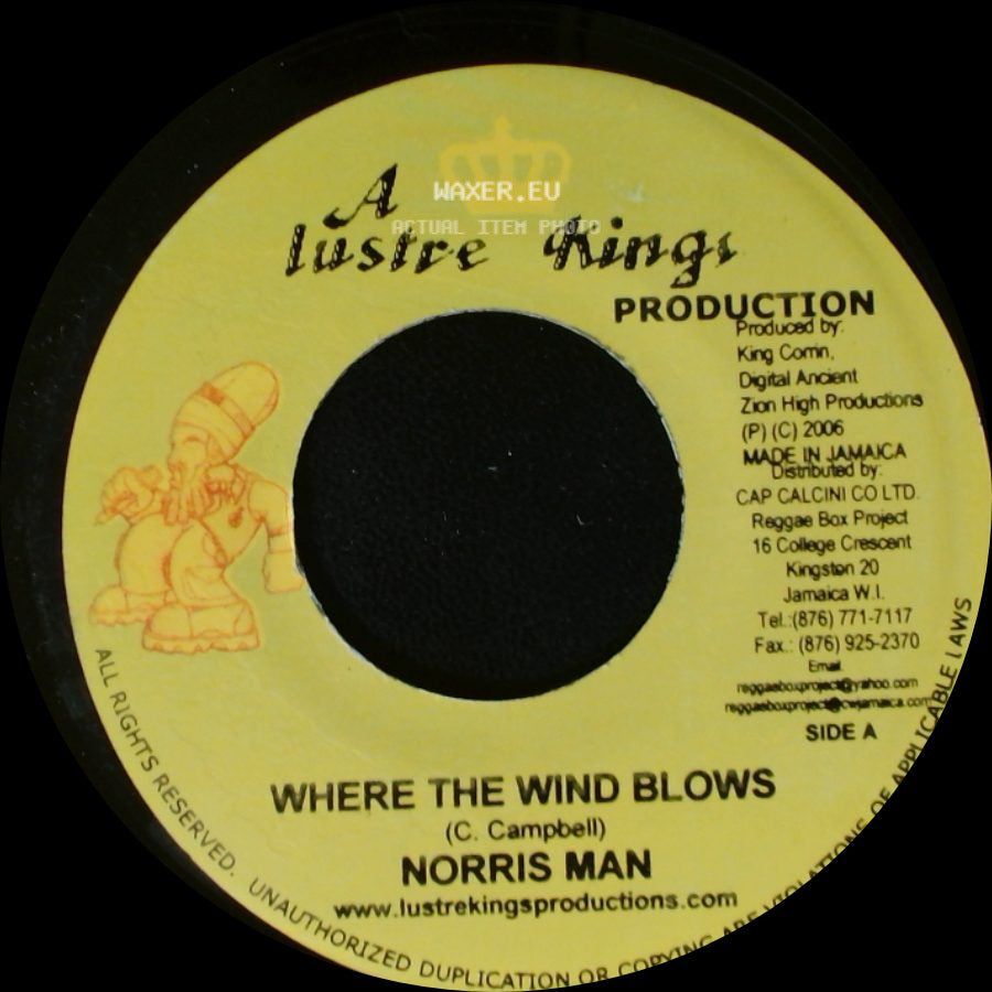 Norris Man / Arkangel - Where The Wind Blows / Better Must Come side A