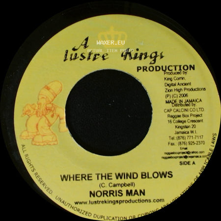 Norris Man / Arkangel - Where The Wind Blows / Better Must Come side A