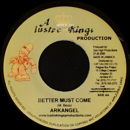 Norris Man / Arkangel - Where The Wind Blows / Better Must Come side B