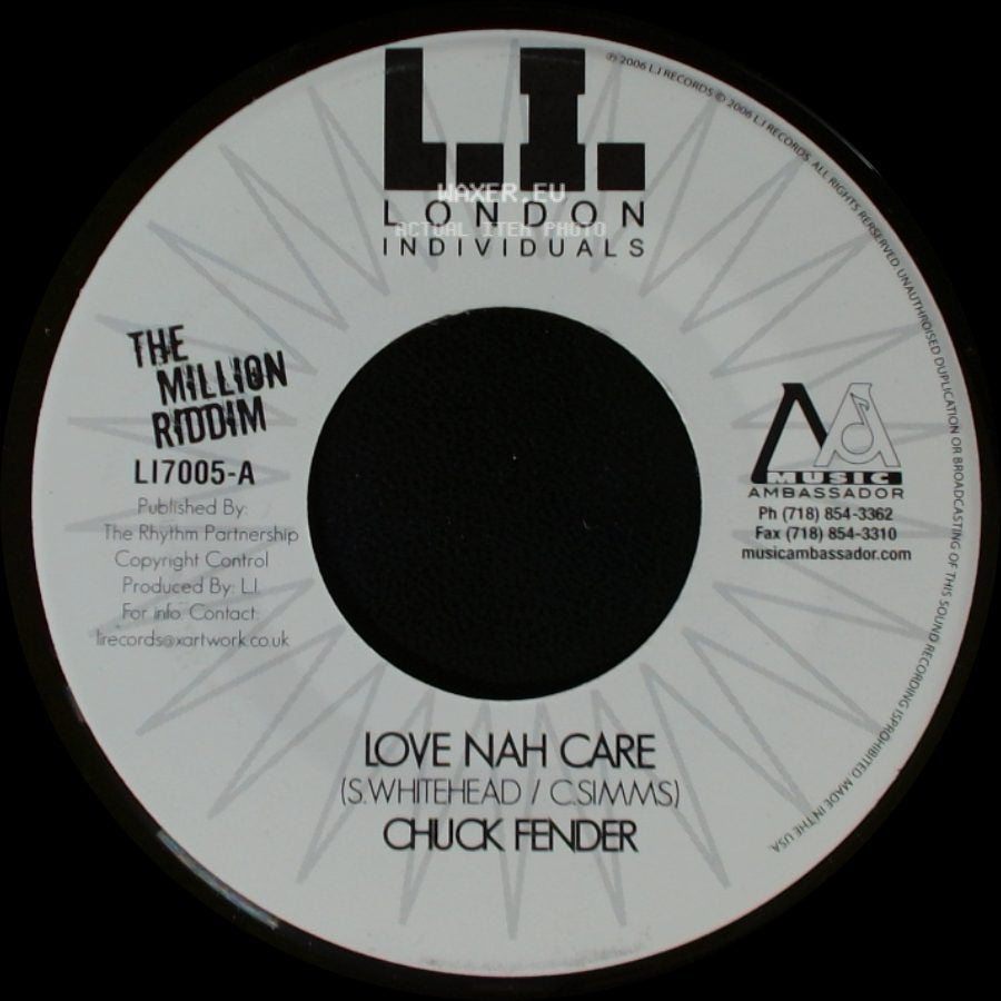 Carol Thompson / Chuck Fender - Fly Away / Love Nah Care side B