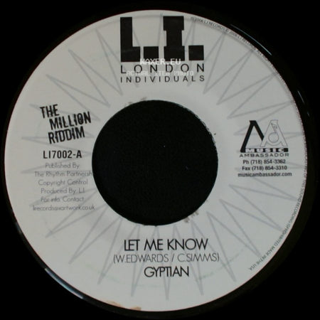 P. / Gyptian - My Darling / Let Me Know side B