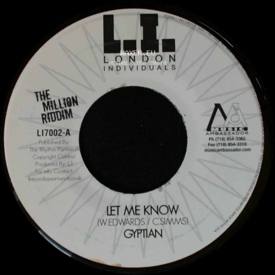 P. / Gyptian - My Darling / Let Me Know side B