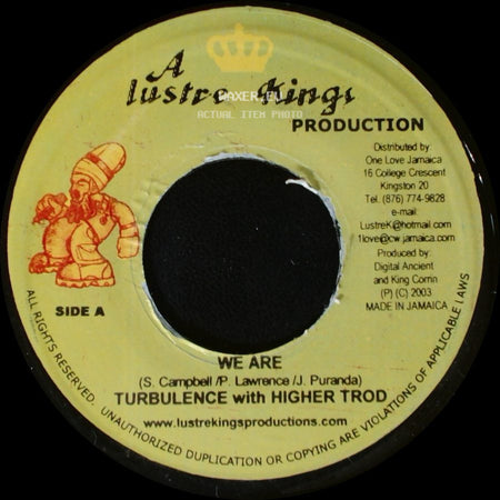Turbulence With Higher Trod - We Are / Version side A