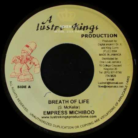 Empress Michiboo / Jah Marcus - Breath Of Life / Let The Music Play side A
