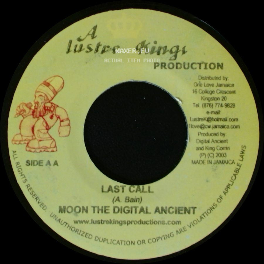 Moon The Digital Ancient / Turbulence - Last Call / Revolution Pon The Wicked side A