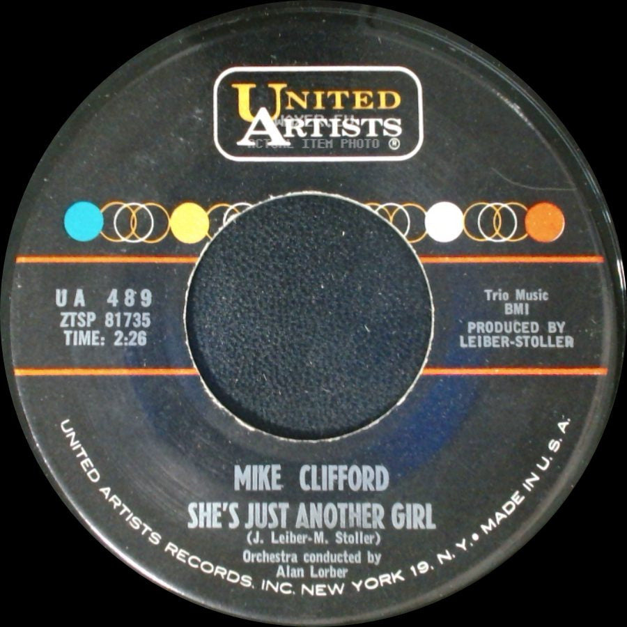 Mike Clifford - Close To Cathy / She's Just Another Girl side B