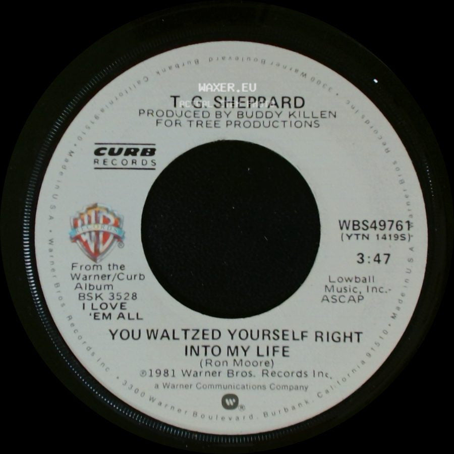 T. G. Sheppard - You Waltzed Yourself Right Into My Life / Party Time side A