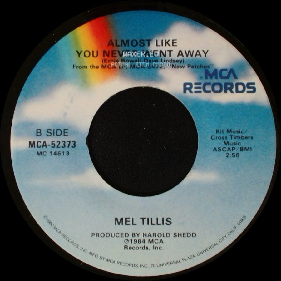 Mel Tillis - New Patches / Almost Like You Never Went Away side B