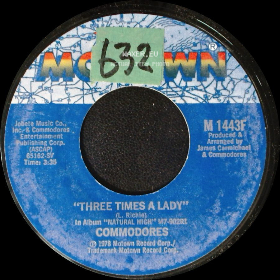 Commodores - Look What You've Done To Me / Three Times A Lady side B