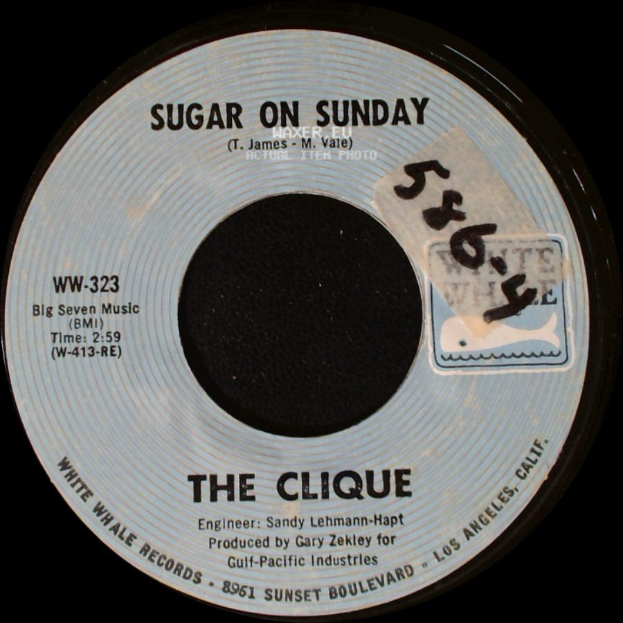 The Clique - Superman / Sugar On Sunday side B