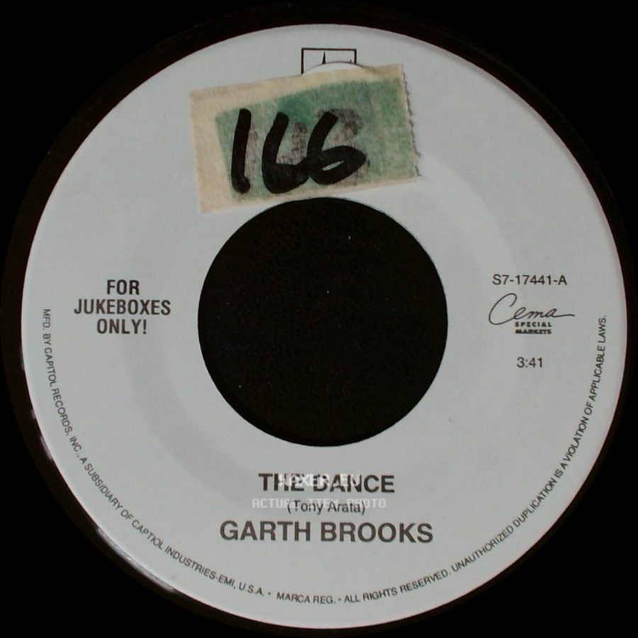 Garth Brooks - The Dance / If Tomorrow Never Comes side A