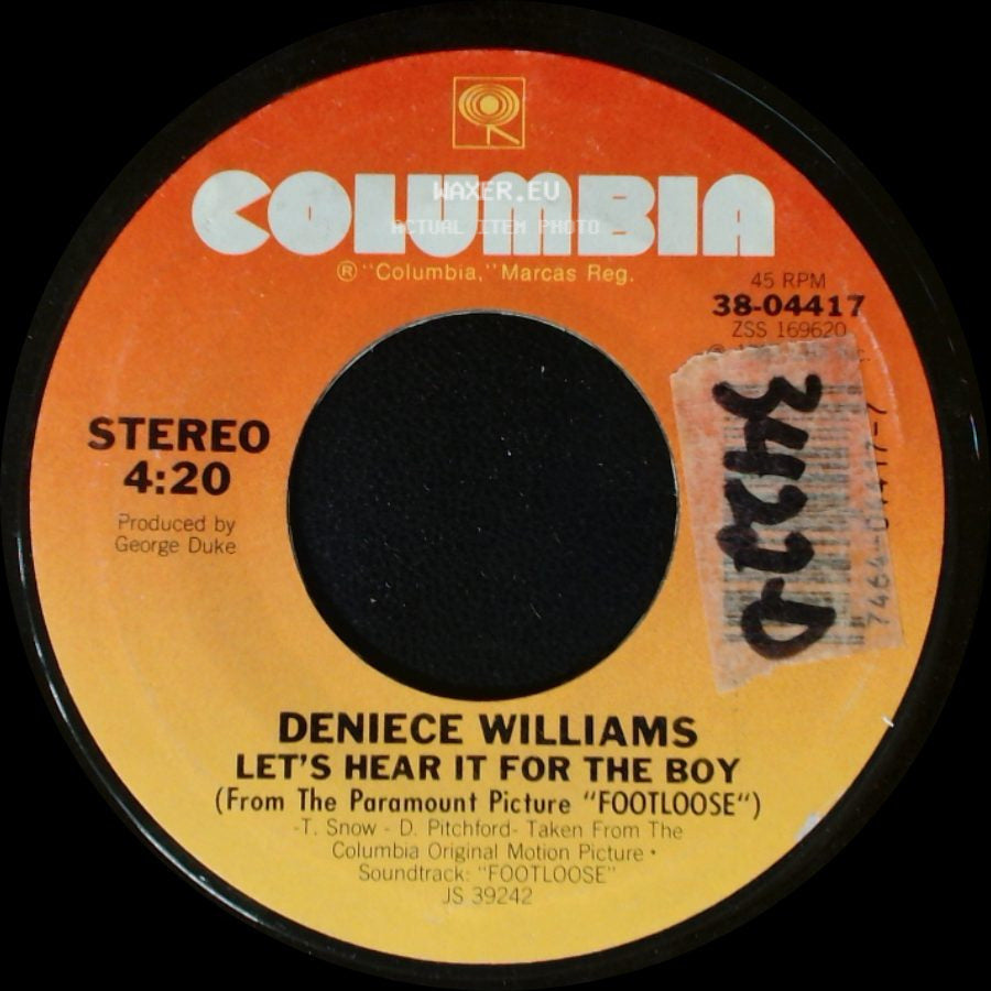 Deniece Williams - Let's Hear It For The Boy / Let's Hear It For The Boy side B