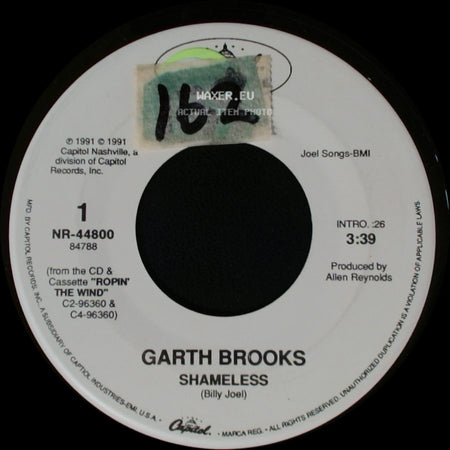 Garth Brooks - Shameless / Against The Grain side A