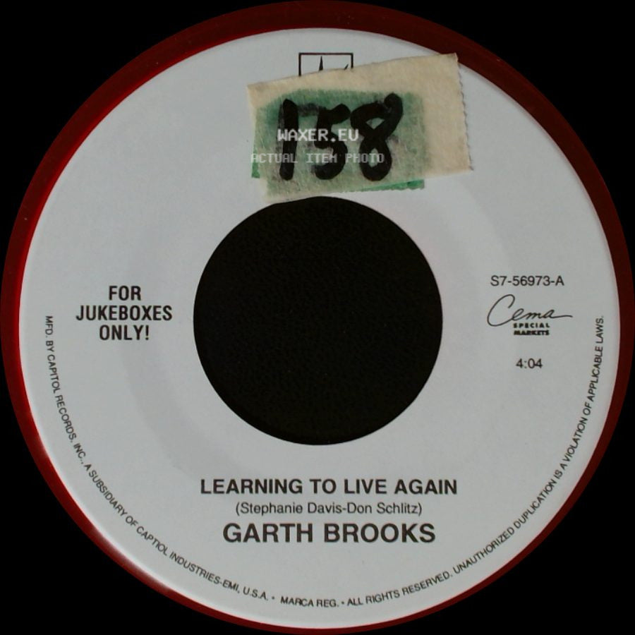 Garth Brooks - Learning To Live Again / Walking After Midnight side A