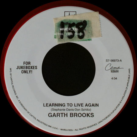 Garth Brooks - Learning To Live Again / Walking After Midnight side A