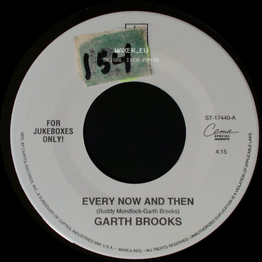 Garth Brooks - Every Now And Then / Face To Face side A