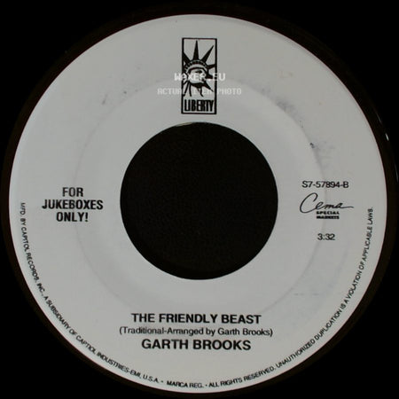 Garth Brooks - Go Tell It On The Mountain / The Friendly Beast side B