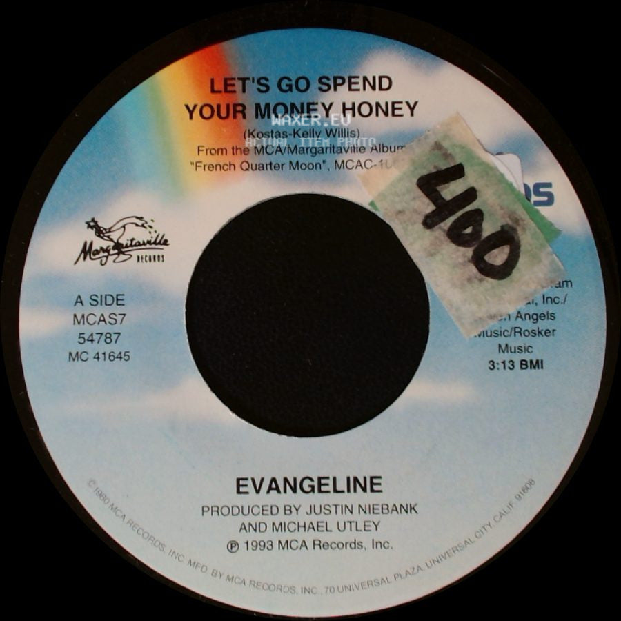 Evangeline - Let's Go Spend Your Money Honey / On The Levee side A