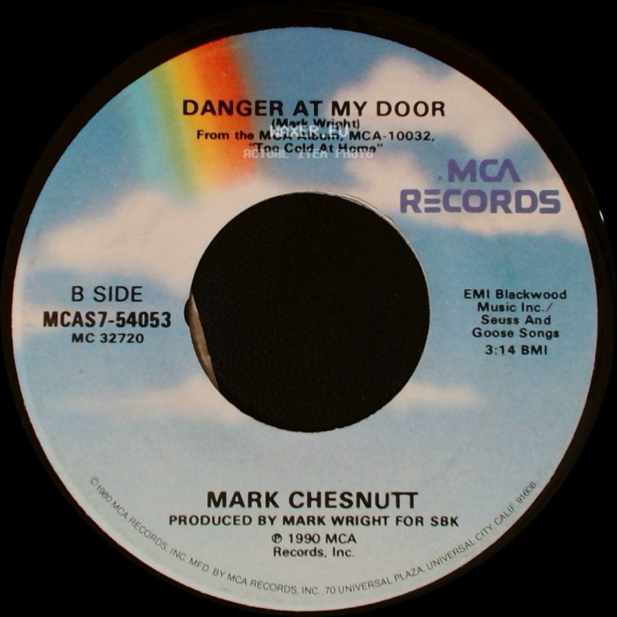 Mark Chesnutt - Blame It On Texas / Danger At My Door side B