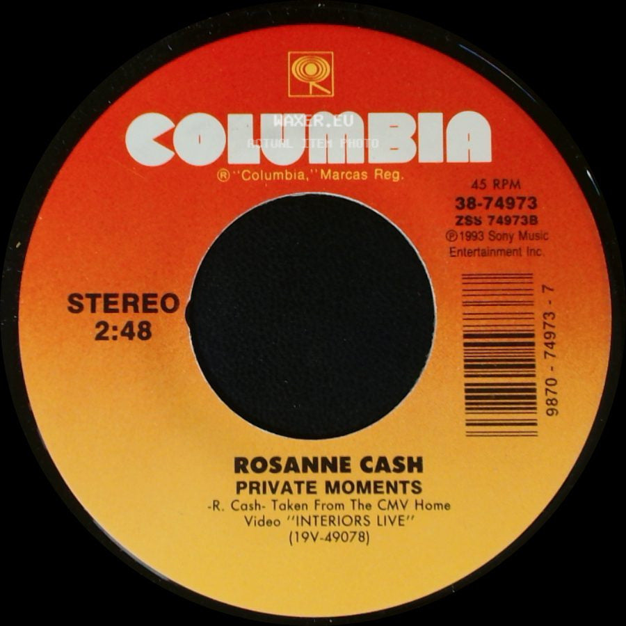 Rosanne Cash - Private Moments / The Wheel side A