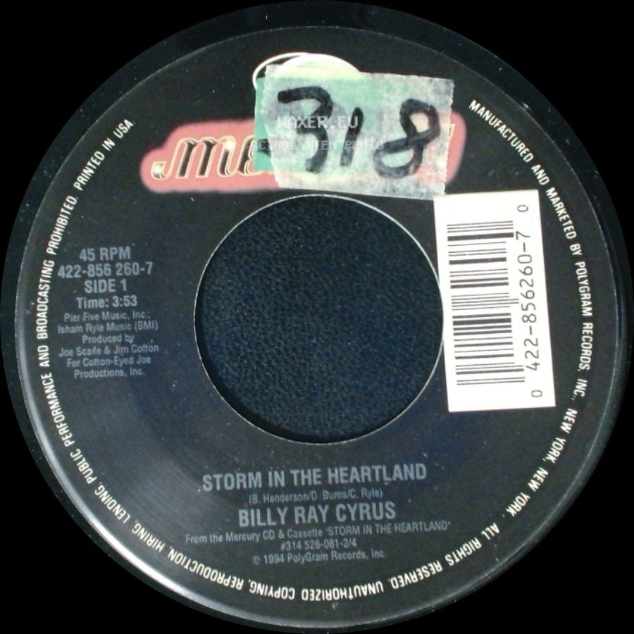 Billy Ray Cyrus - Storm In The Heartland / I Ain't Even Left side A