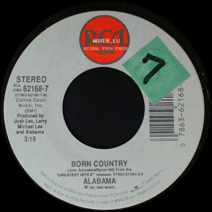 Alabama - Born Country / Until It Happens To You side A