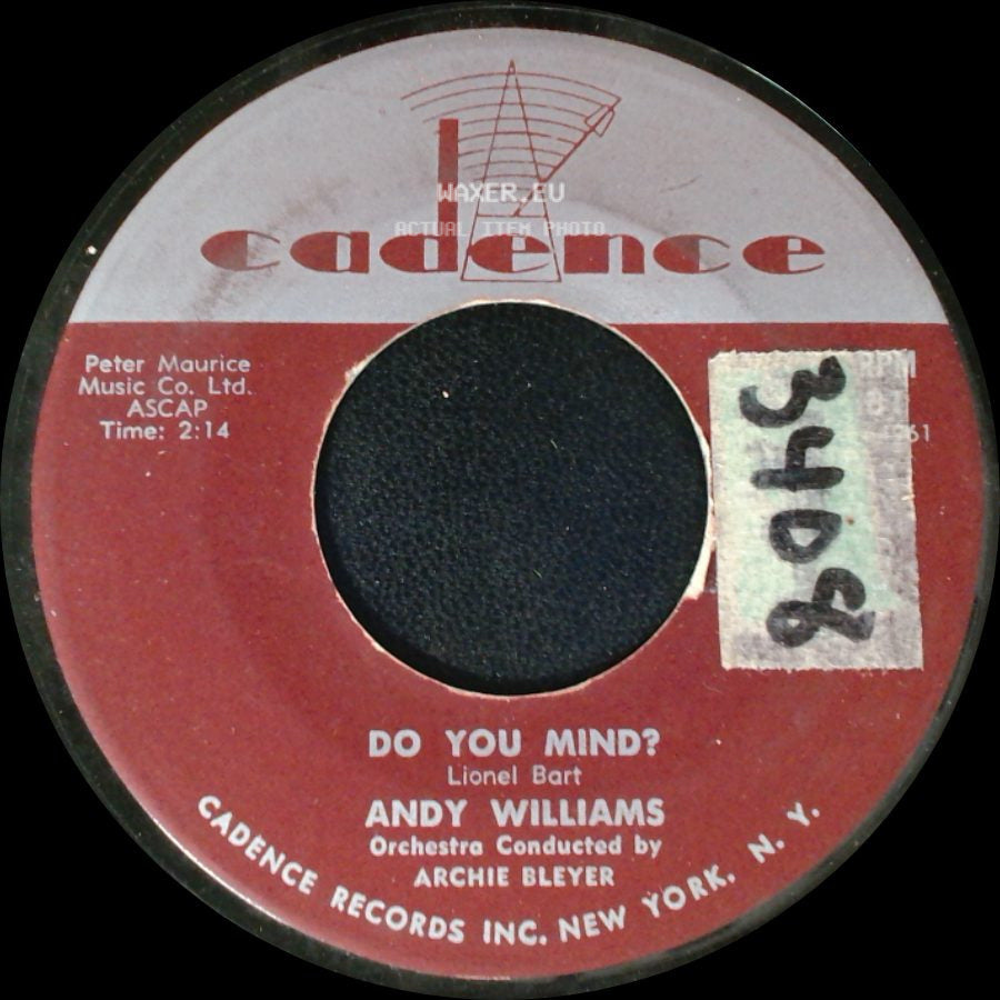 Andy Williams - Do You Mind? / Dreamsville side A