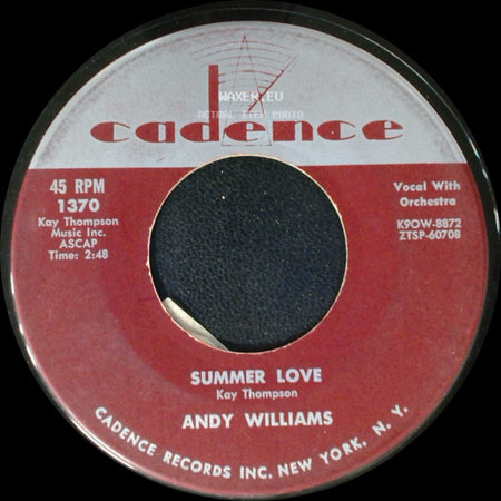Andy Williams - Lonely Street / Summer Love side B