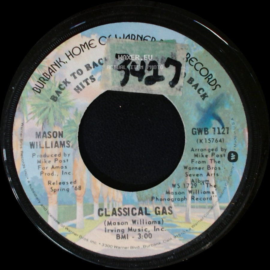 Mason Williams - Classical Gas / Baroque-A-Nova side A