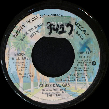 Mason Williams - Classical Gas / Baroque-A-Nova side A