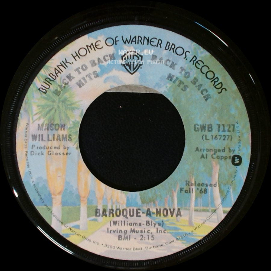 Mason Williams - Classical Gas / Baroque-A-Nova side B