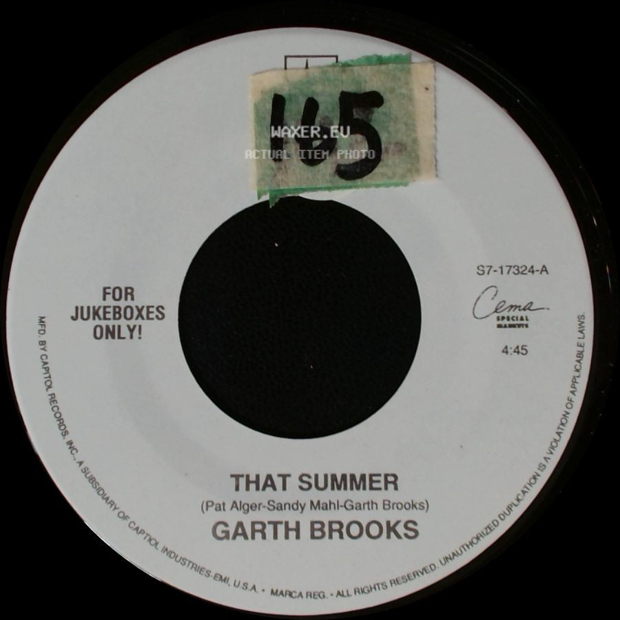 Garth Brooks - That Summer / Dixie Chicken side A