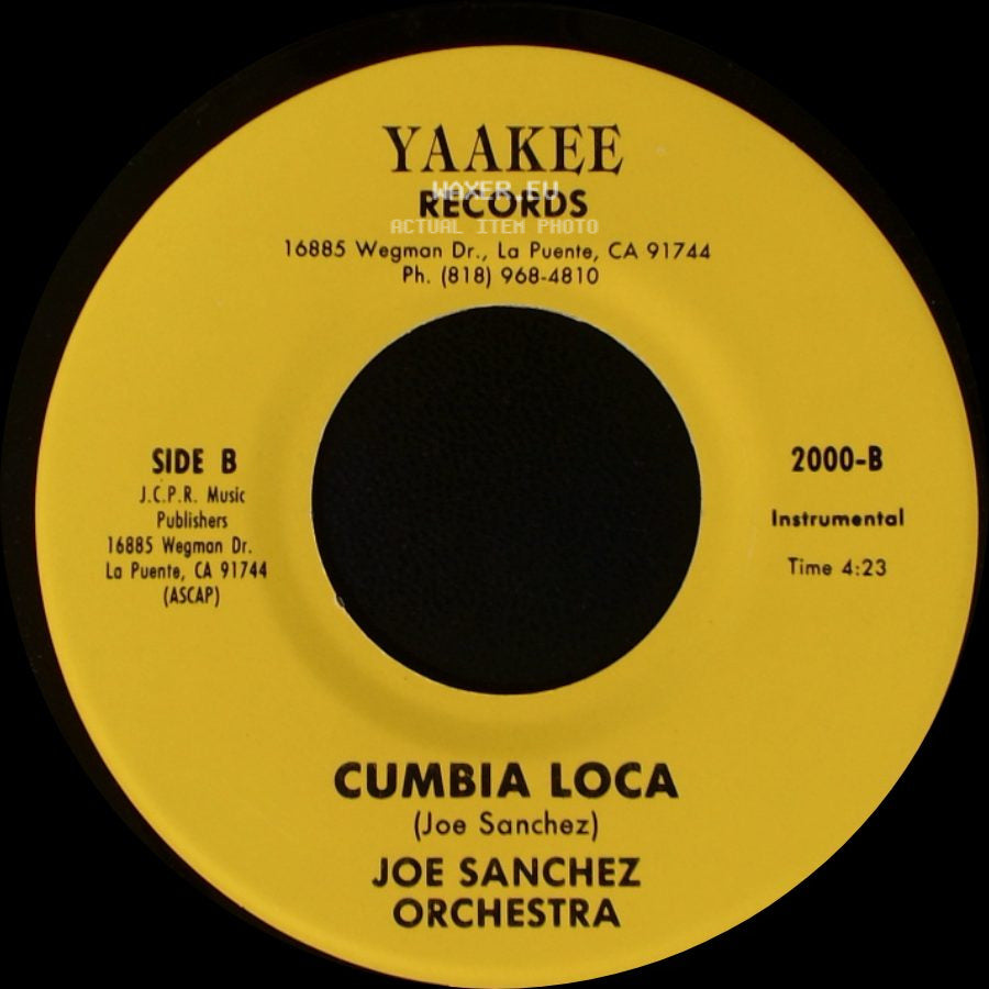 Joe Sanchez Orchestra - Tragic / Cumbia Loca side B
