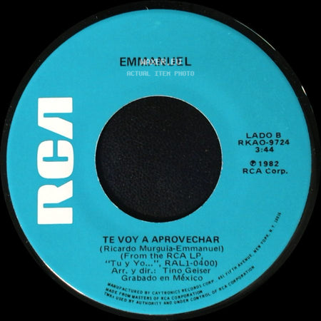 Emmanuel - Ven Con El Alma Desnuda / Te Voy A Aprovechar side B