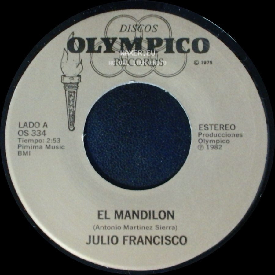 Julio Francisco - El Mandilon / No Me Dejes side A