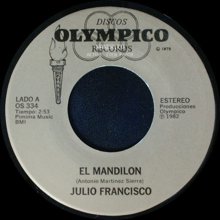Julio Francisco - El Mandilon / No Me Dejes side A