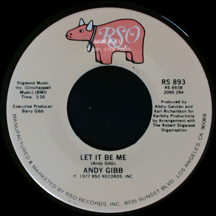 Andy Gibb - Shadow Dancing / Let It Be Me side B