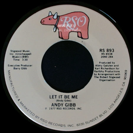 Andy Gibb - Shadow Dancing / Let It Be Me side B