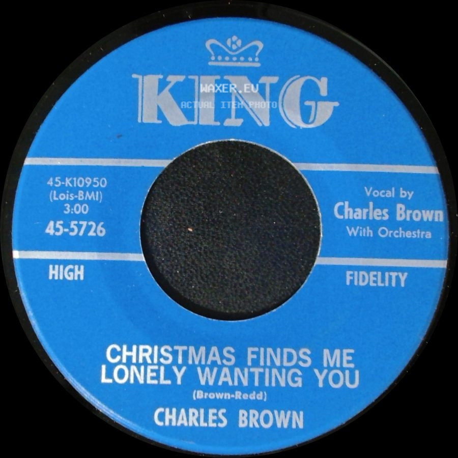 Charles Brown - Christmas Finds Me Lonely Wanting You / It's Christmas Time side A