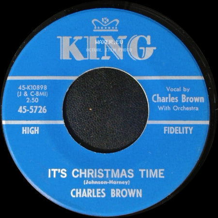 Charles Brown - Christmas Finds Me Lonely Wanting You / It's Christmas Time side B